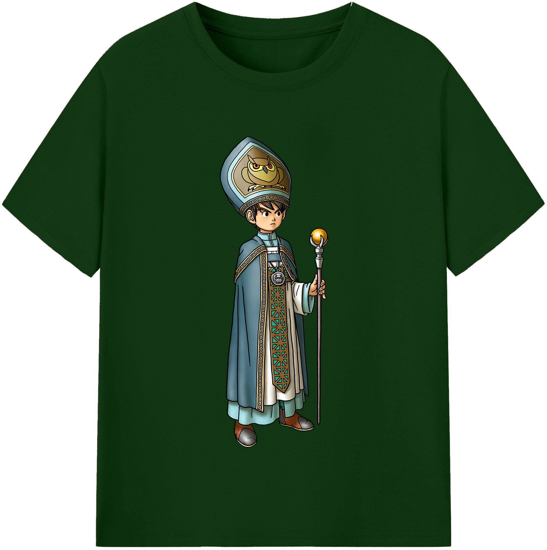 （画像用） ドラゴンクエスト Doragon Kuesuto Dragon Quest 綿100％半袖Tシャツ（フロントプリント）